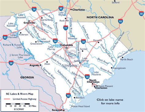Challenges of Implementing MAP Map Of South Carolina Lakes
